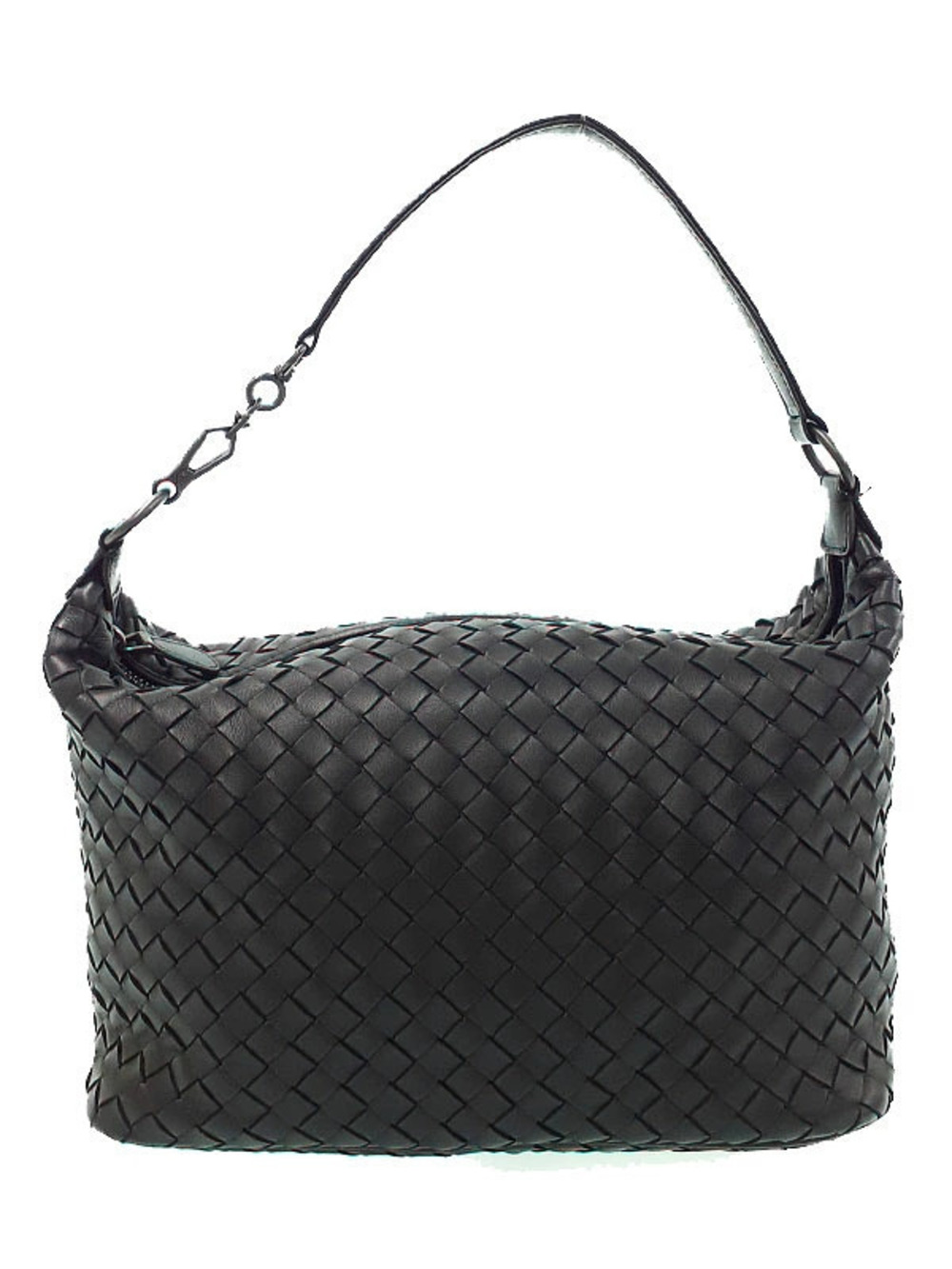 Bottega Veneta Intrecciato black woven leather handbag Intrecciato Black